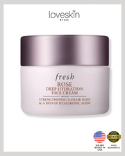 Fresh Rose Deep Hydration Face Cream Strengthening Damask Rose & Hyaluronic Acid Size 50ml/1.6oz