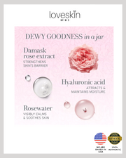 Fresh Rose Deep Hydration Face Cream Strengthening Damask Rose & Hyaluronic Acid Size 50ml/1.6oz