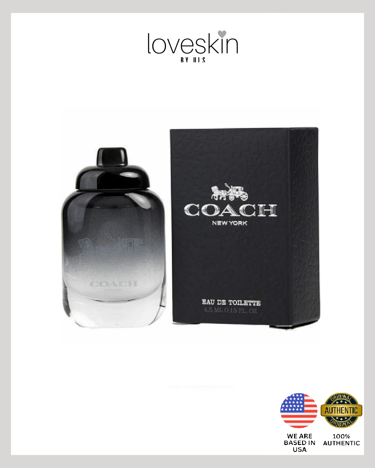 Cоасh For Men Eau De Toilette Mini Size(4.5ml/0.15 oz)