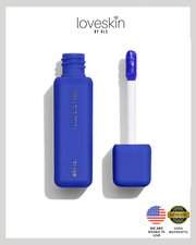About-Face Matte Fluid Eye Paint™ Pigmented Saturated Liquid Eye Color in No Queen Blues 4.5 ml / 0.15 fl oz
