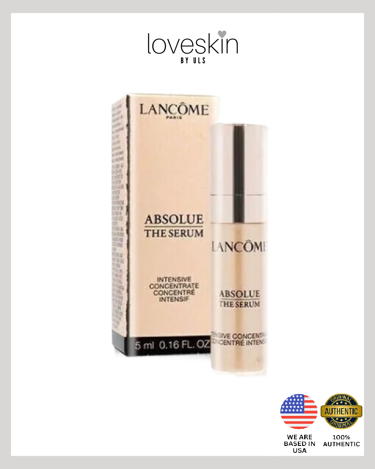 LΛNCOME ABSOLUE THE SERUM INTENSIVE CONCENTRATE WITH GRAND ROSE EXTRACT 5ML