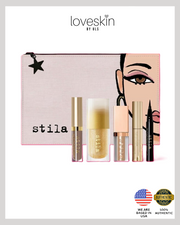 Stila Cosmetics Limited Edition 30th Anniversary Makeup Pouch with 5-Pcs Eyes and Lips Makeup