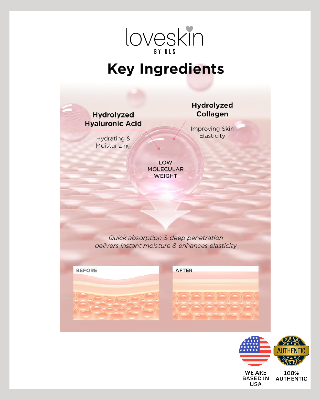 Hanskin Real Complexion Hyaluron Skin Essence with Collagen (Size: 30ml)