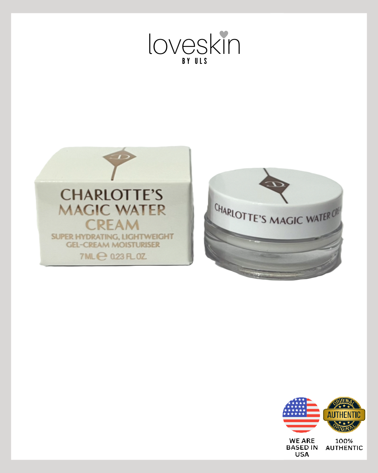 Charlotte’s Magic Water Cream Super Hydrating Gel-Cream Moisturizer (Size: 7ml/0.23oz)