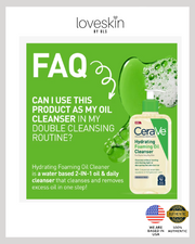 CeraVe Hydrating Foaming Oil Cleanser For Dry to Very Dry Skin (Size: 29ml)