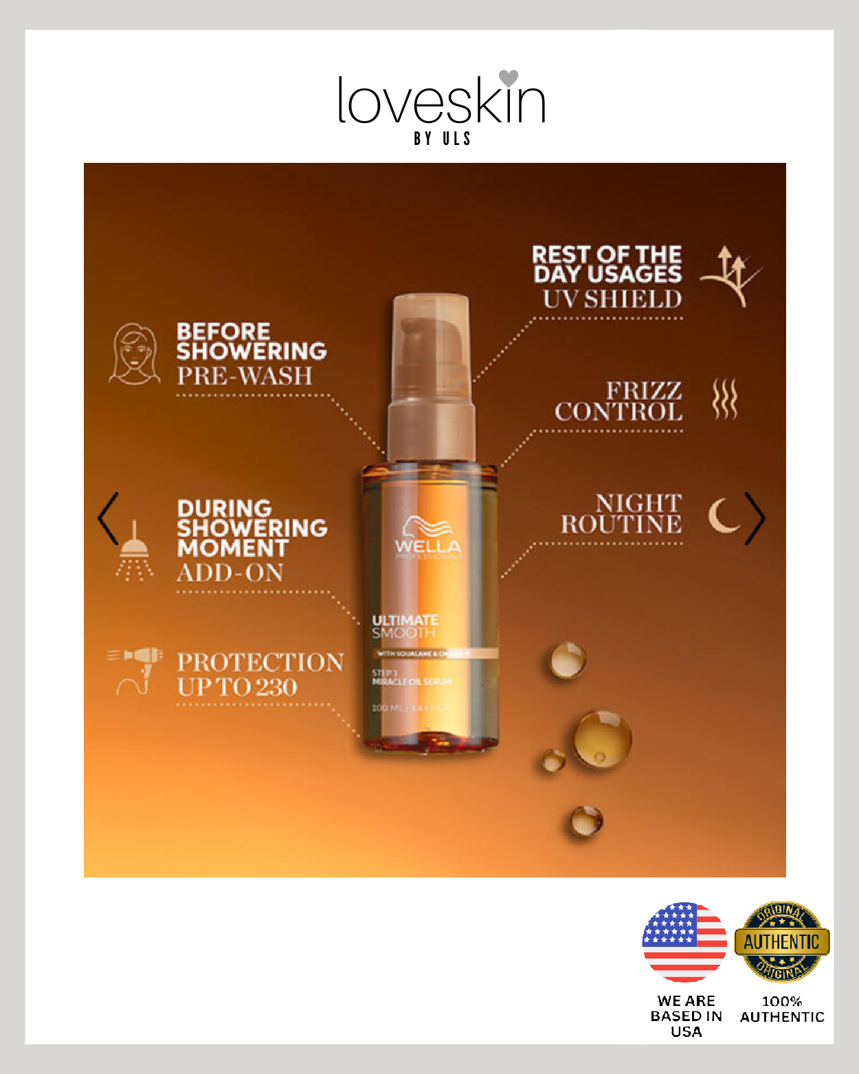 Wella 30 Seconds Miracle Oil Serum with Squalane + Omega-9 (Size: 3ml)