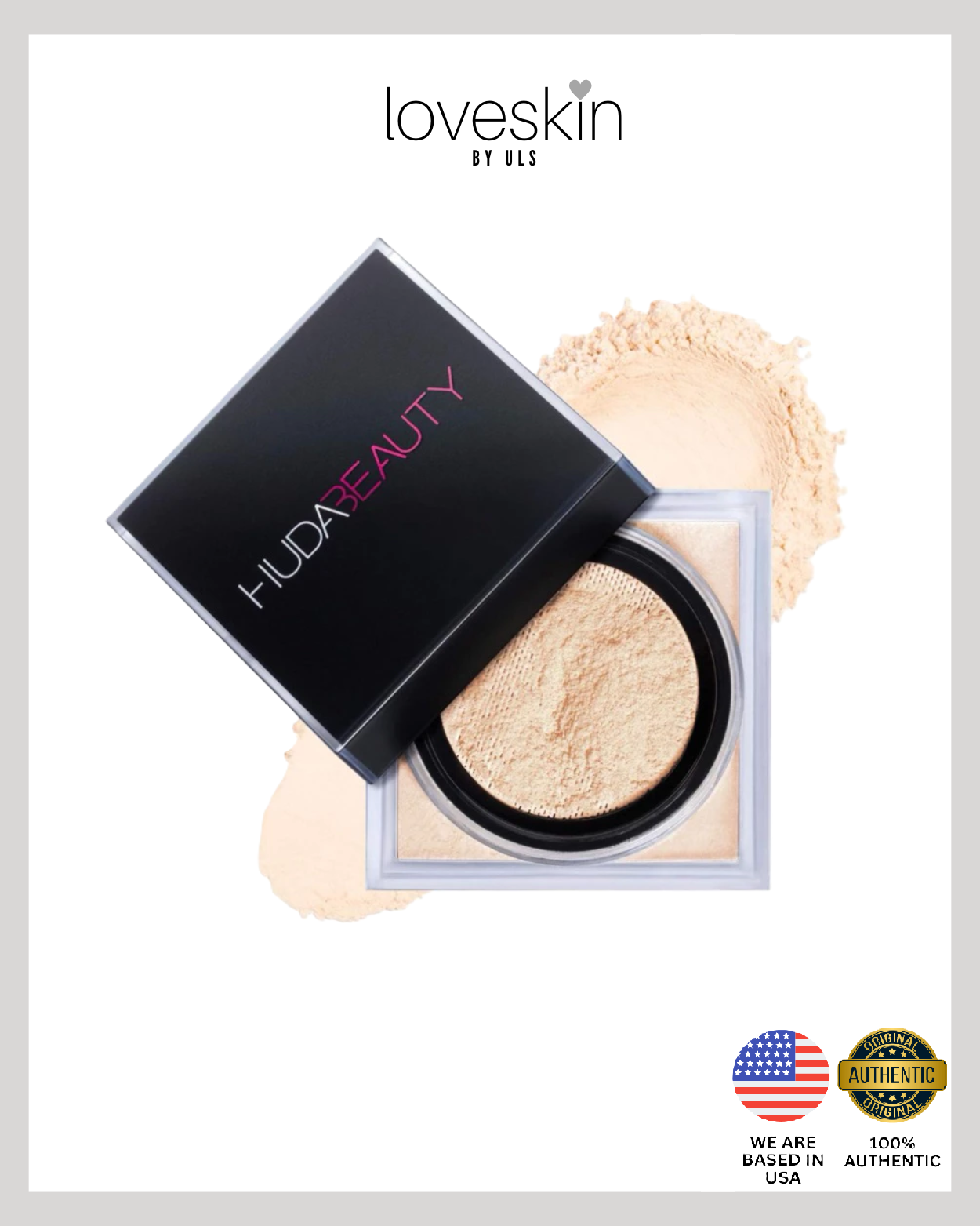 HUDA BEAUTY  Easy Bake Blurring Loose Baking & Setting Powder Matte finish - Standard size