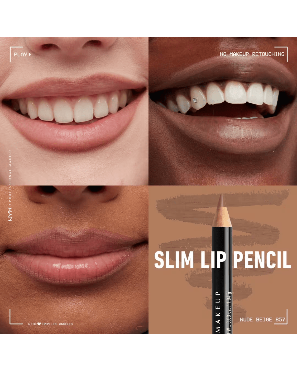 NYX Professional Makeup Slim Lip Pencil (Size: 0.04 oz)