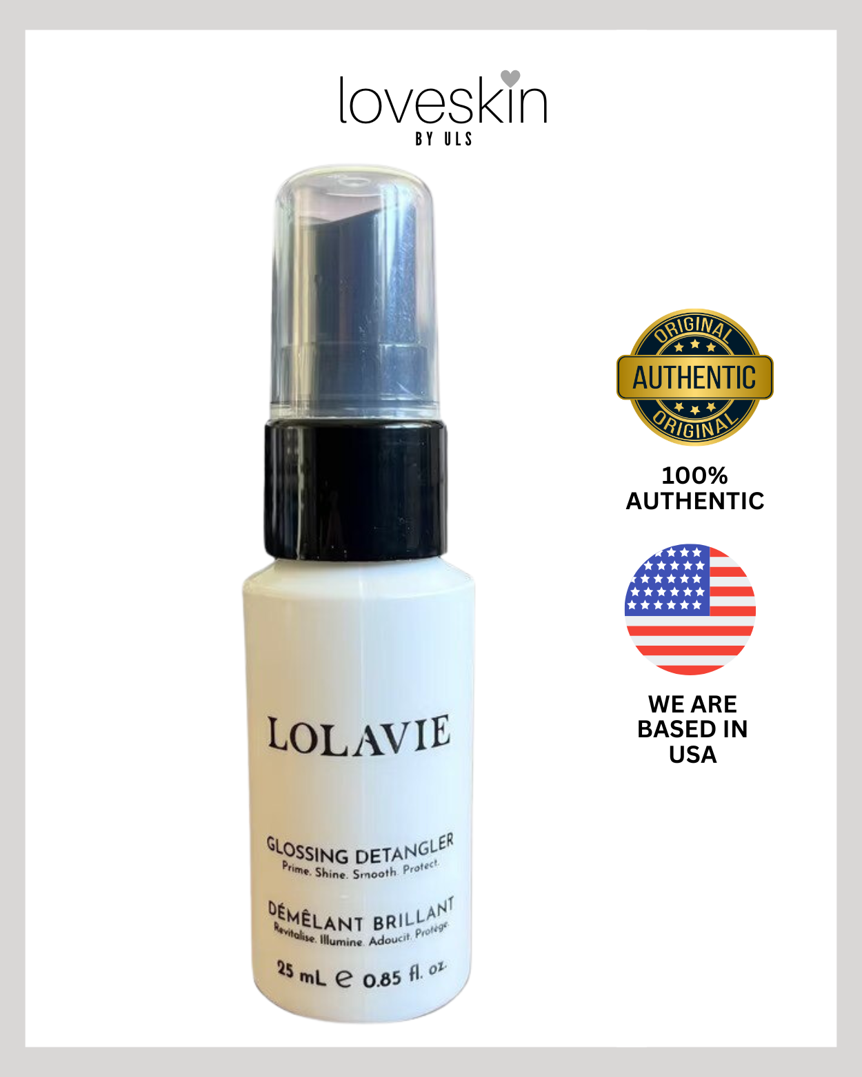 LoLaVie Hair Glossing Detangler (Size:0.85oz/25ml)