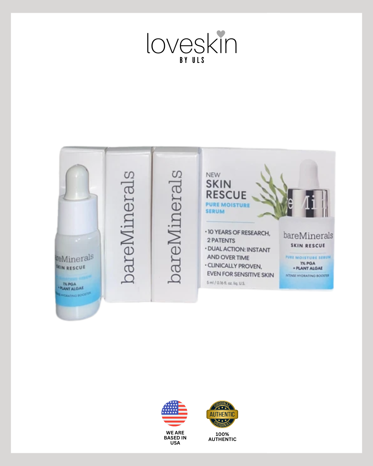 BareMinerals Skin Rescue Pure Moisture Serum Travel Mini (Size: 5ml)