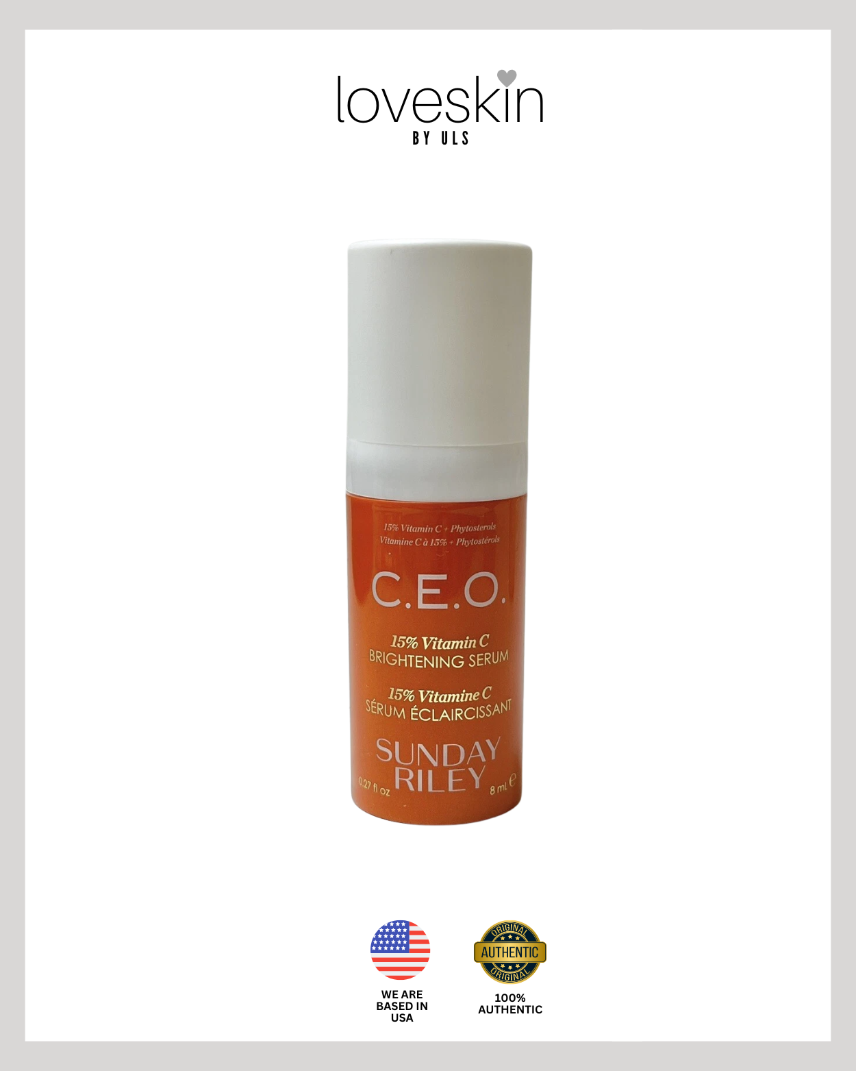 Sunday Riley C.E.O 15% Vitamin C Brightening Serum (Size: 8ml)