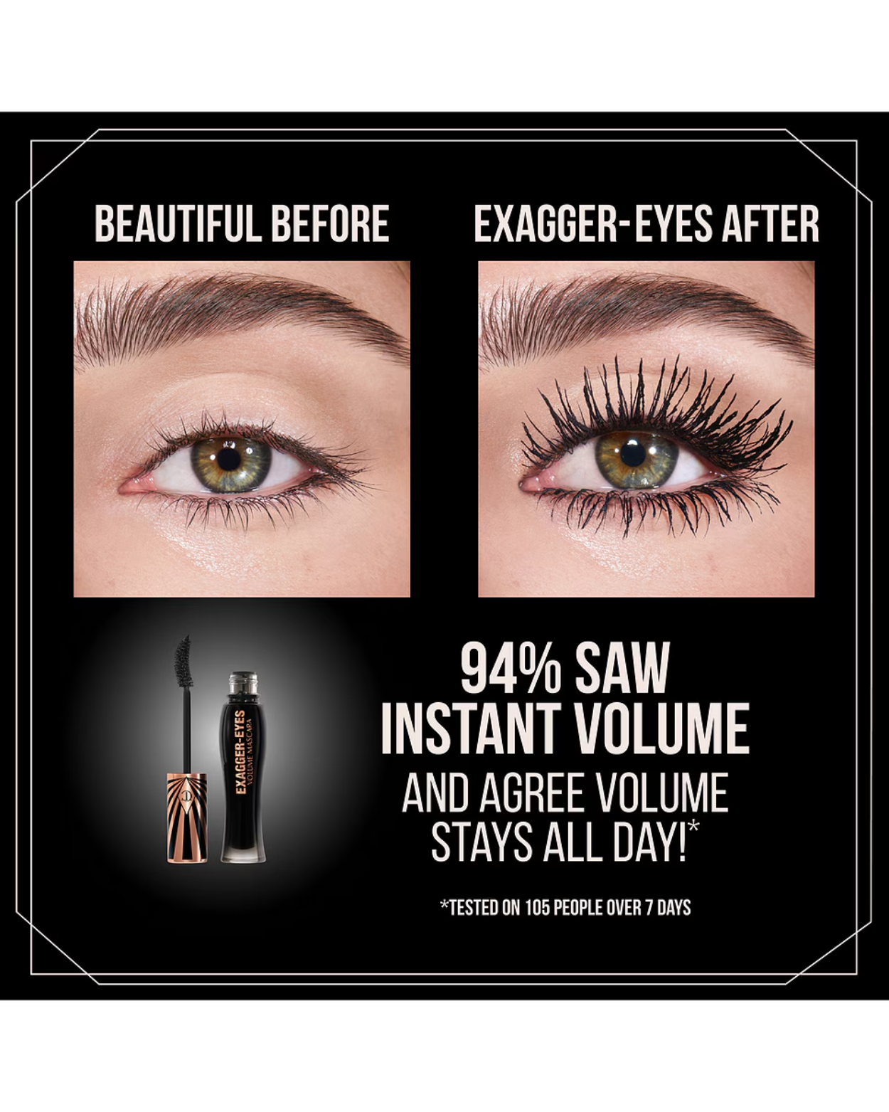 Charlotte Tilbury Exagger-Eyes Volume Mascara 2ml/0.06oz