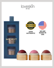 MERIT Mini Flush Balm Cream Blush Trio Set