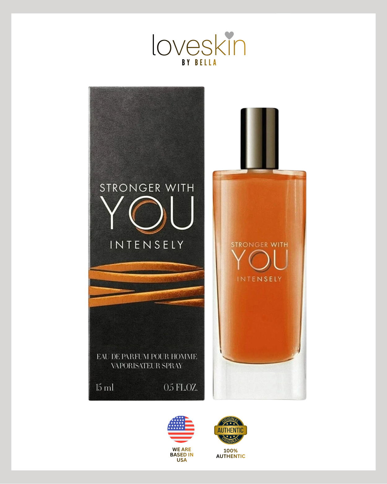 ARMAN STRONGER WITH YOU INTENSELY Eau de Parfum (Size: 0.5 fl oz/15ml)
