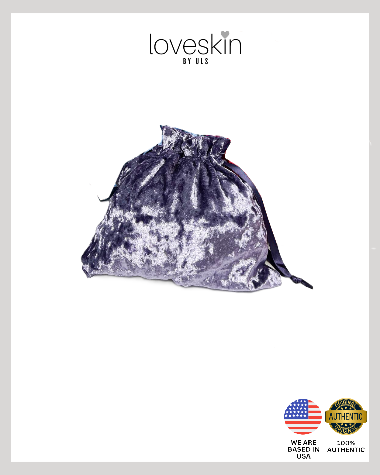 ULTA Beauty Cosmetic Bag Velvet Drawstring Pouch (Size ~20cm x 20cm)