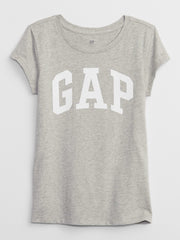 Kids Gap Logo T-Shirt - Gray And White Marl