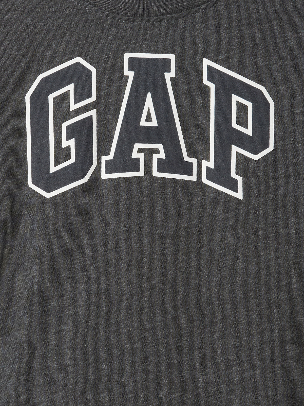 babyGap Logo T-Shirt - Charcoal Heather Grey