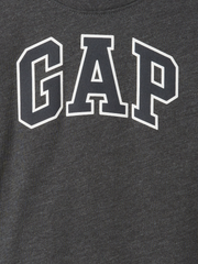 babyGap Logo T-Shirt - Charcoal Heather Grey