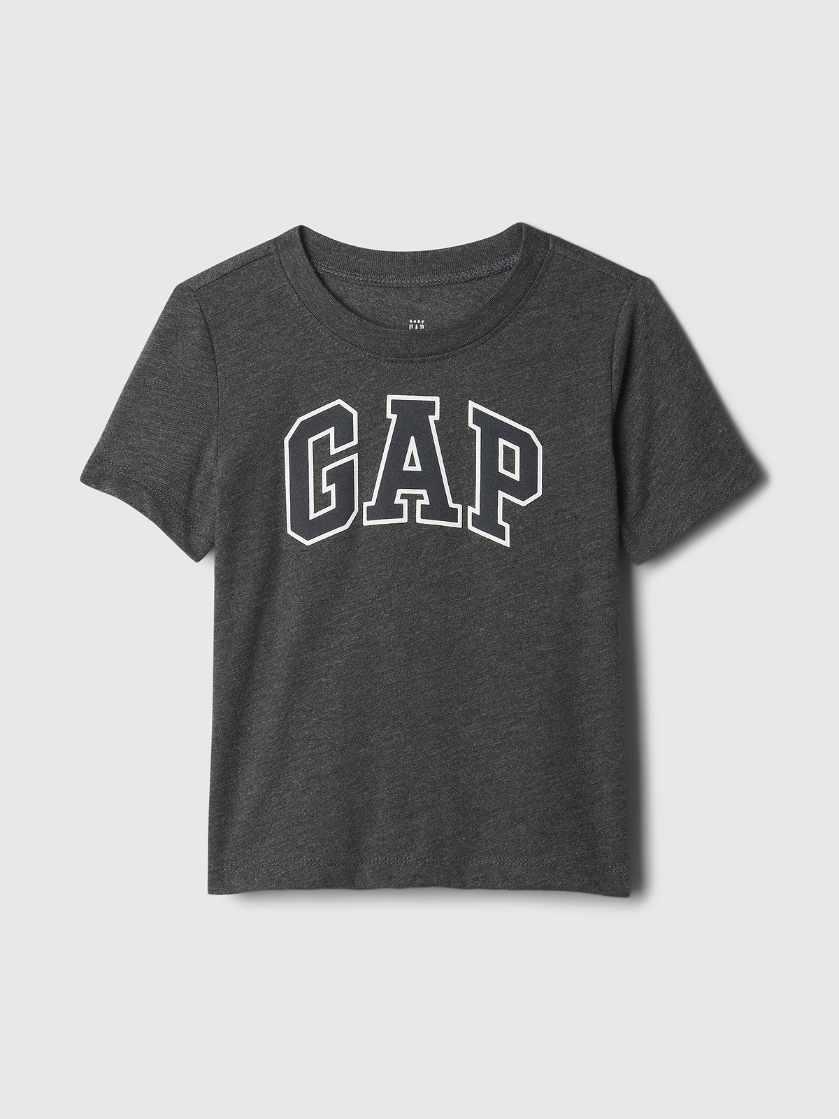 babyGap Logo T-Shirt - Charcoal Heather Grey