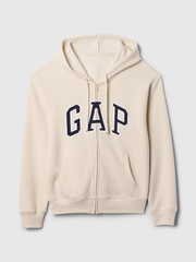 Relaxed Gap Logo Zip Hoodie