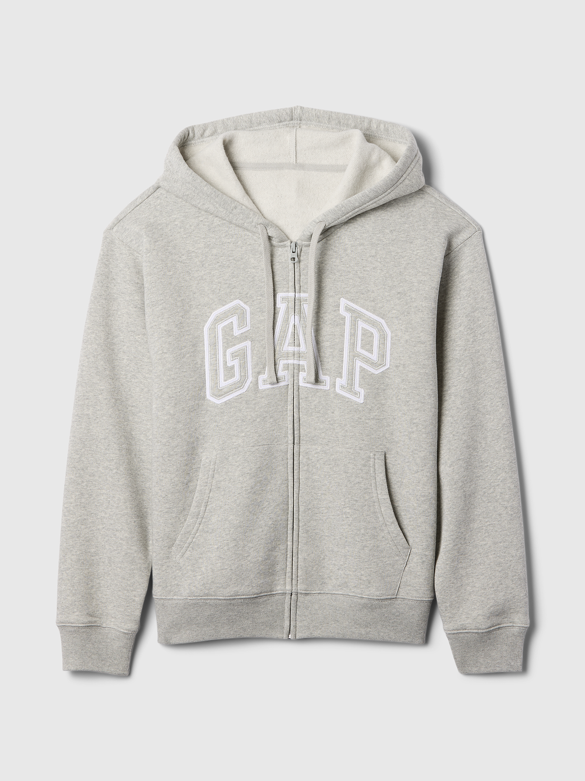 Relaxed Gap Logo Zip Hoodie