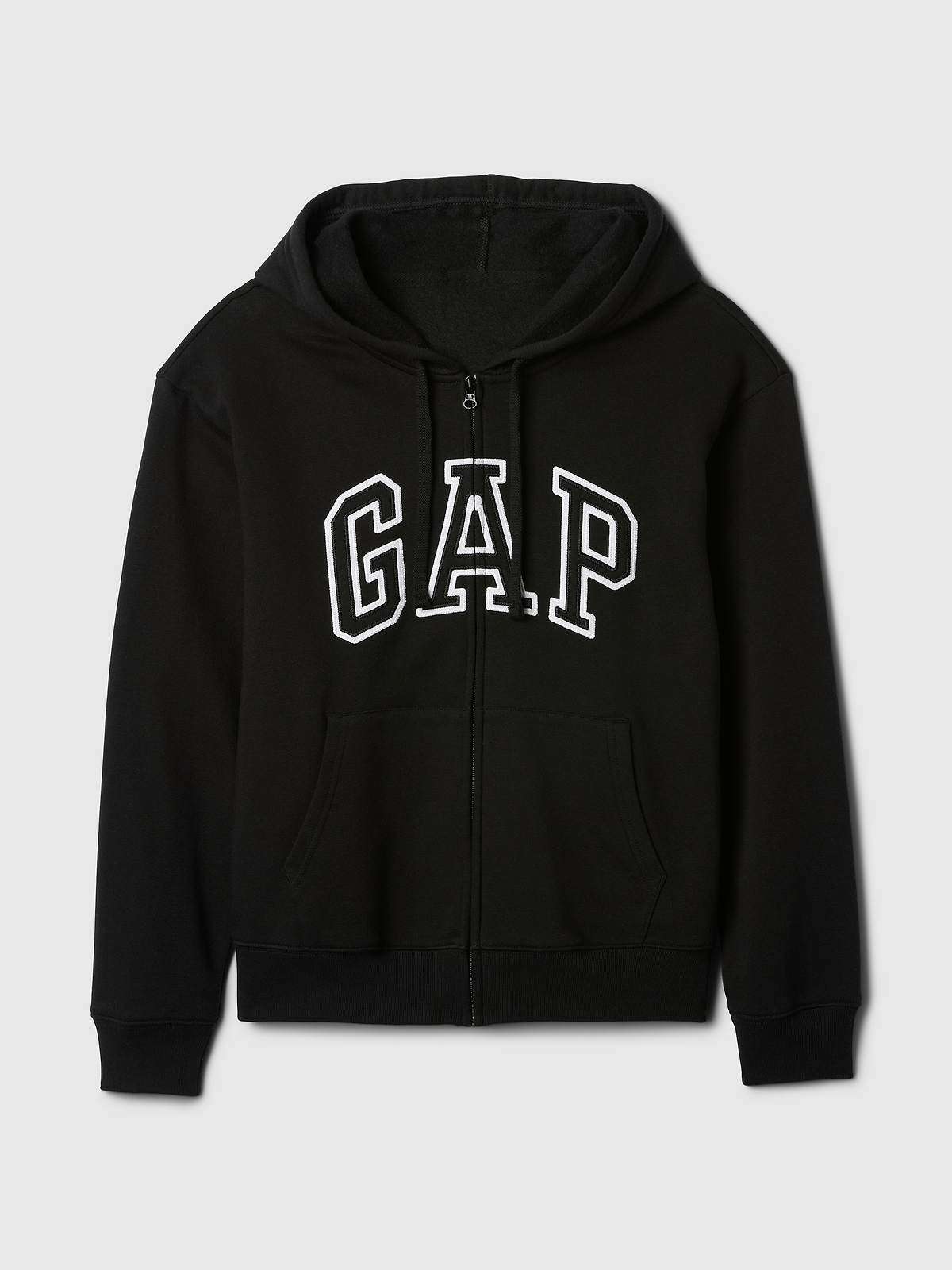 Relaxed Gap Logo Zip Hoodie