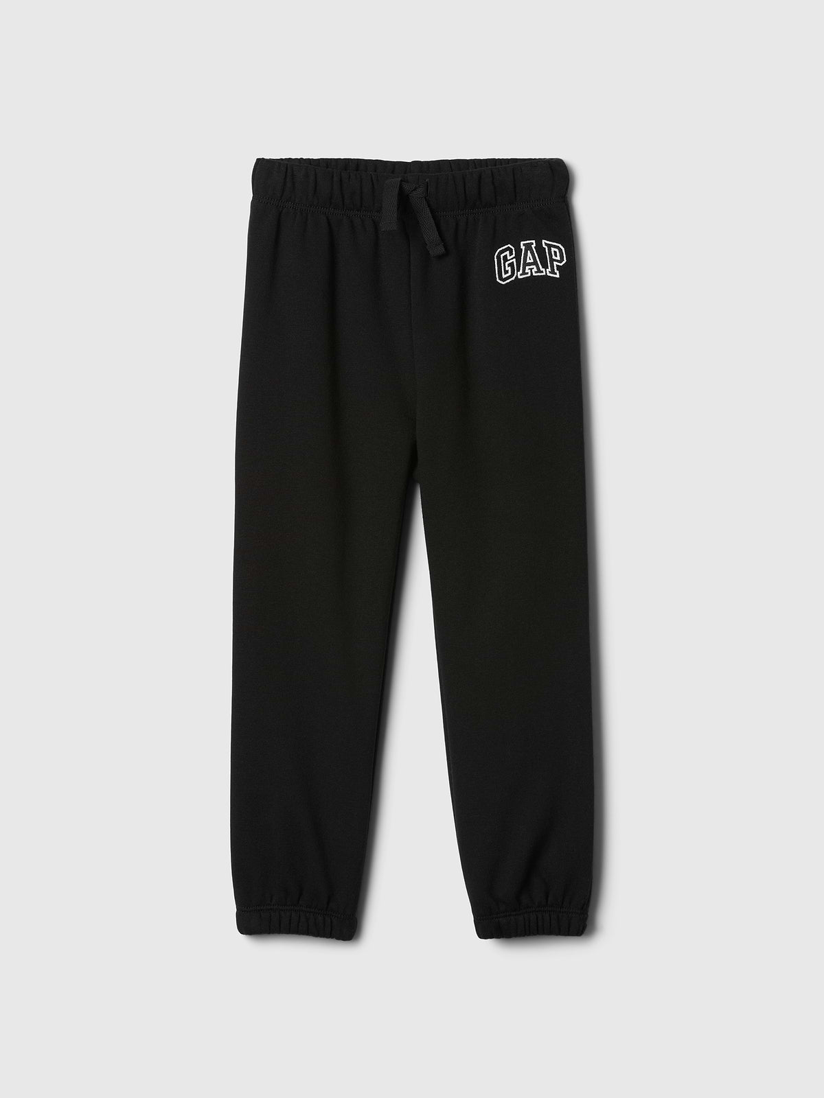 babyGap Relaxed Logo Pull-On Joggers - Black