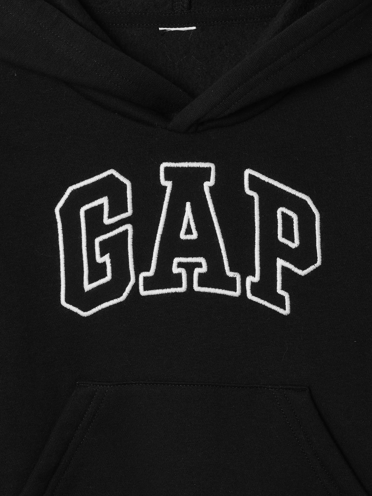 babyGap Relaxed Logo Hoodie - Black