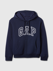 Relaxed Gap Logo Zip Hoodie