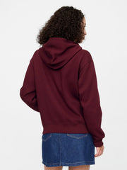 Relaxed Gap Logo Zip Hoodie