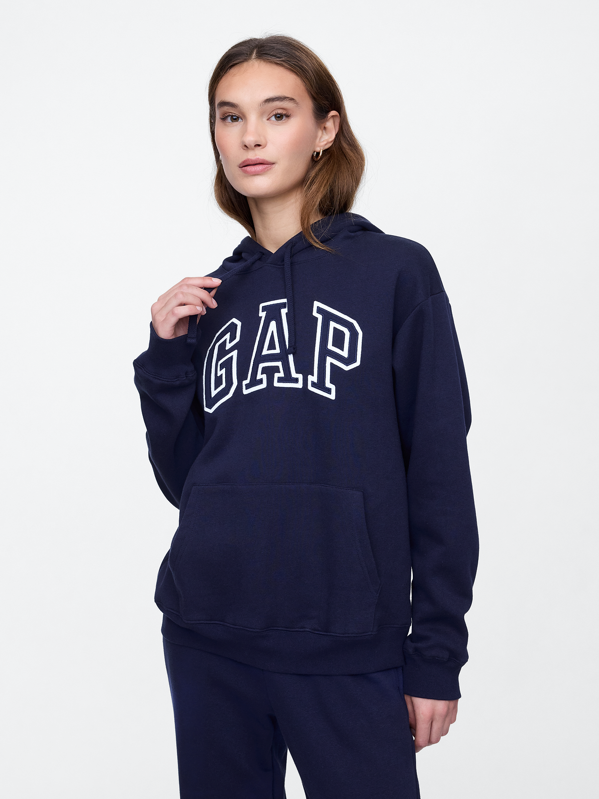 Gap Logo Hoodie - Navy Uniform