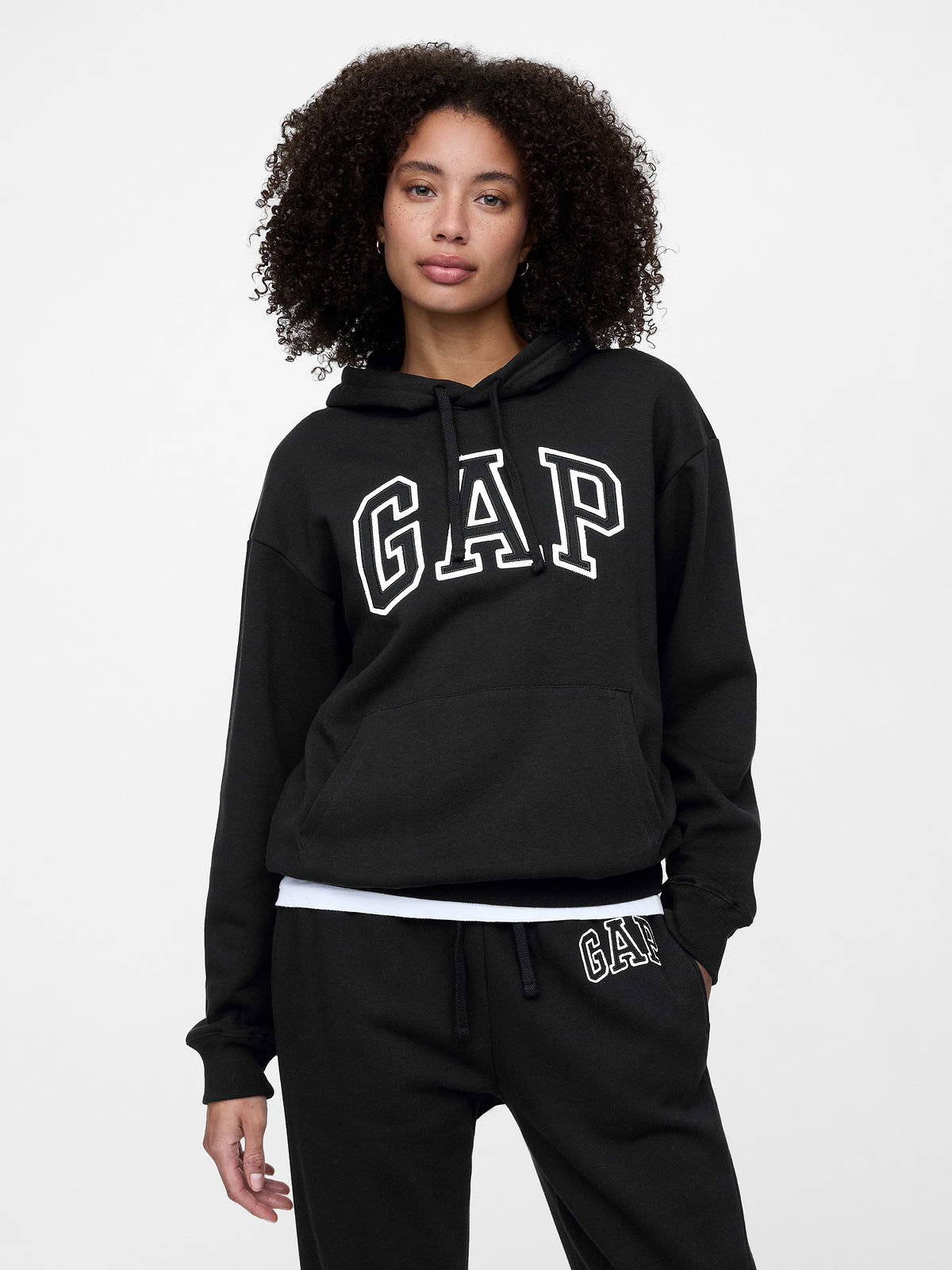 Gap Logo Hoodie - Black