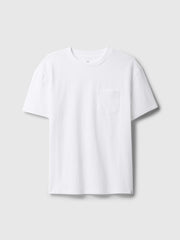 Kids Pocket T-Shirt - Optic White