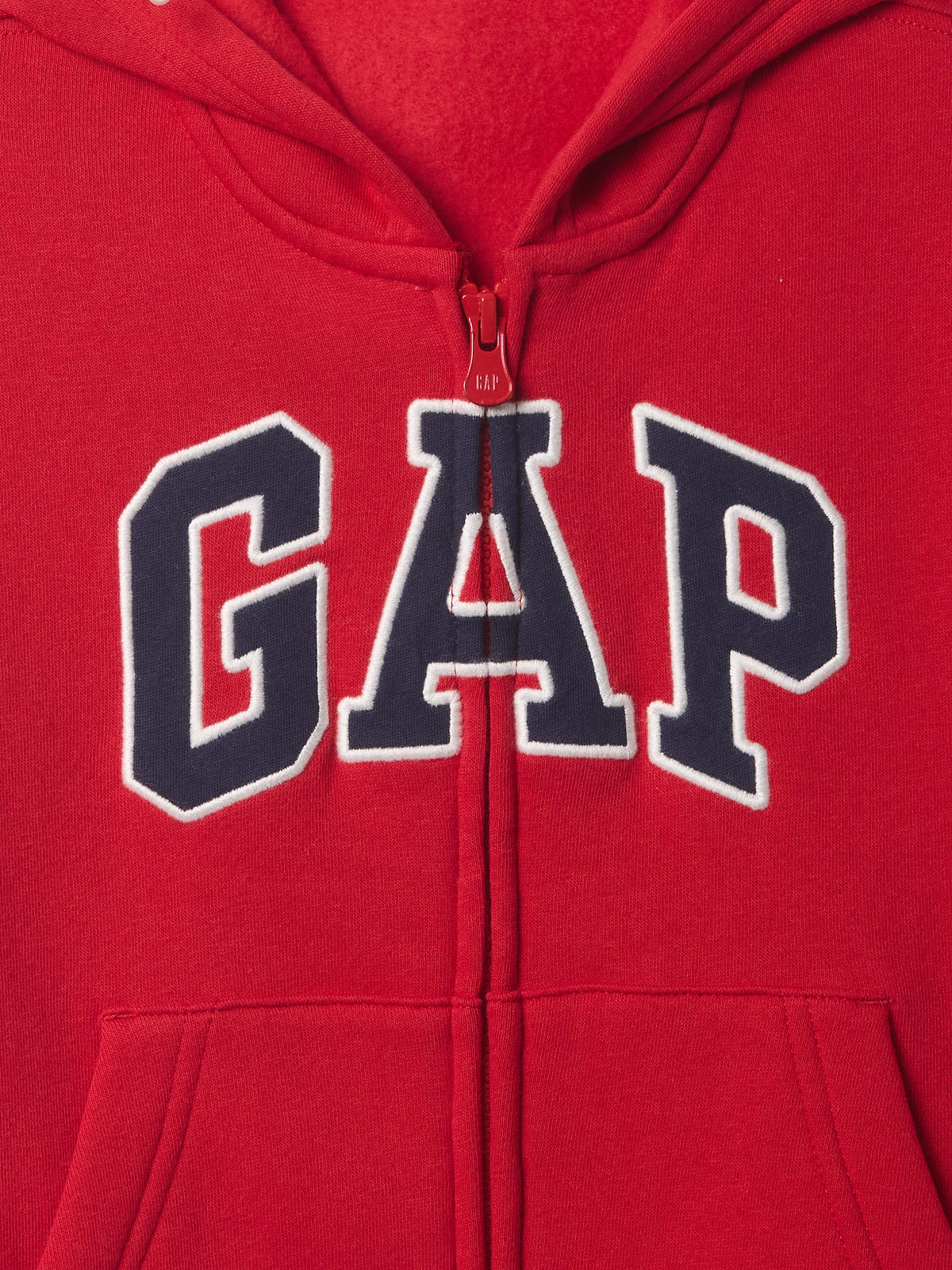 babyGap Relaxed Logo Zip Hoodie - Modern Red