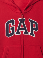 babyGap Relaxed Logo Zip Hoodie - Modern Red