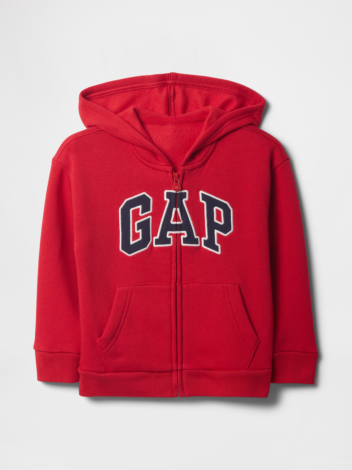 babyGap Relaxed Logo Zip Hoodie - Modern Red