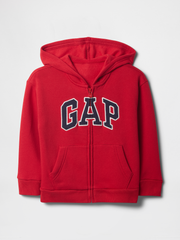 babyGap Relaxed Logo Zip Hoodie - Modern Red