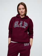 Gap Logo Hoodie - Deep Ruby Red