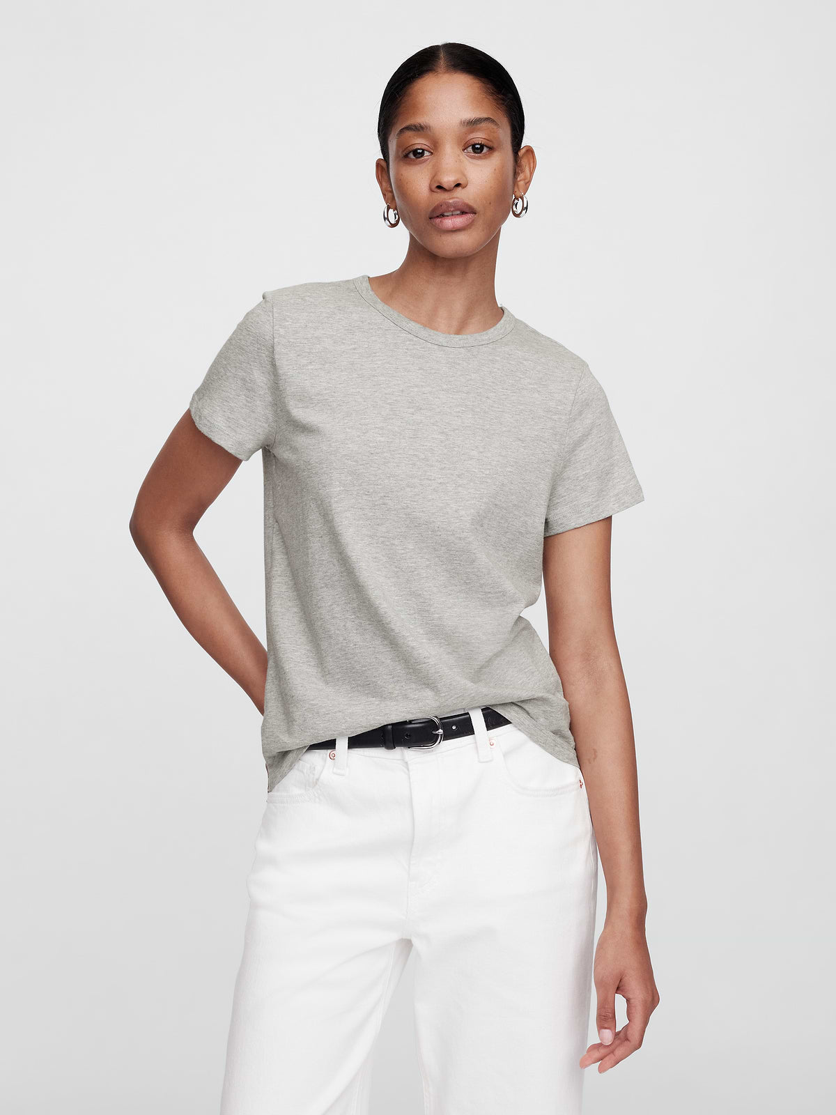 Favorite Crewneck T-Shirt - Light Heather Gray