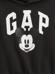 babyGap × Disney Mickey Mouse Relaxed Logo Hoodie - Family Black Moonless Night
