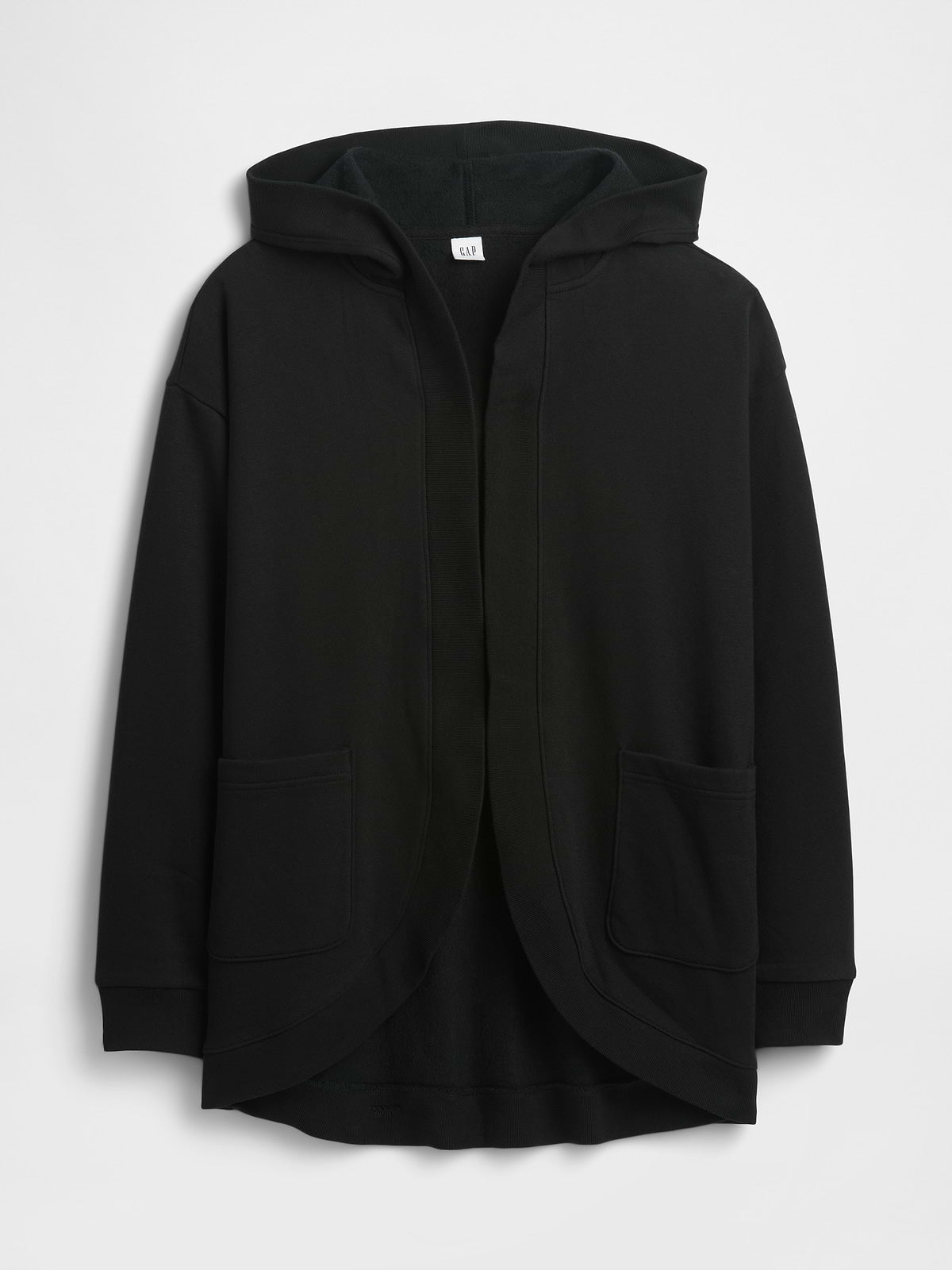 Oversized Open-Front Hoodie