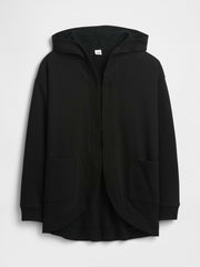Oversized Open-Front Hoodie