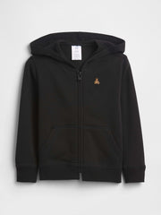 babyGap Brannan Bear Fleece Zip Hoodie - Black