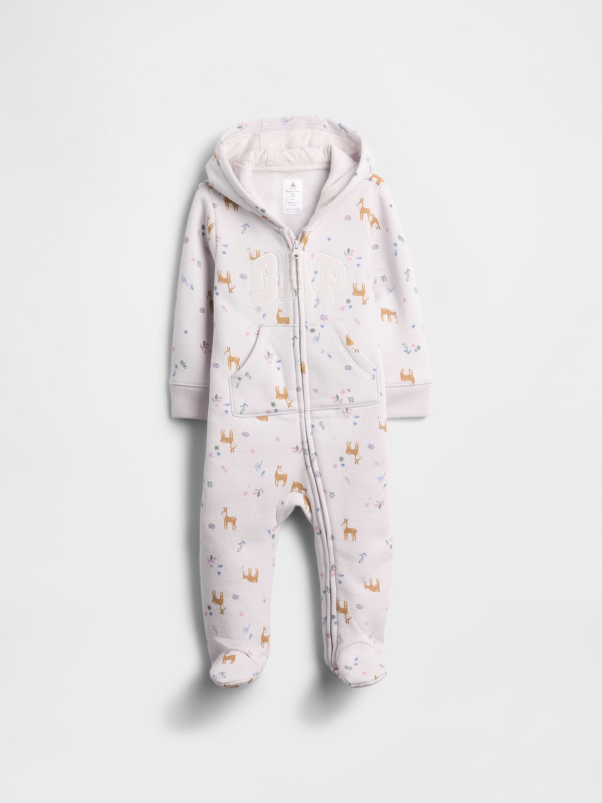 Baby Gap Logo One-Piece - Barely Purple Deer