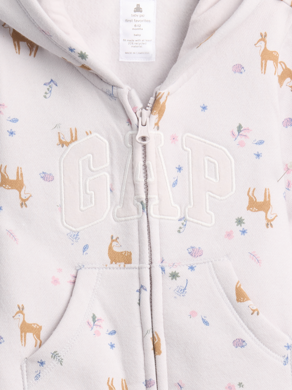 Baby Gap Logo One-Piece - Barely Purple Deer