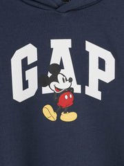 babyGap × Disney Mickey Mouse Relaxed Logo Hoodie - Family Navy Mickey Mouse