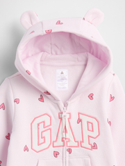 Baby Gap Logo One-Piece - Pink Hearts