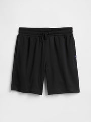Kids 100% Recycled Pull-On Mesh Shorts - Black
