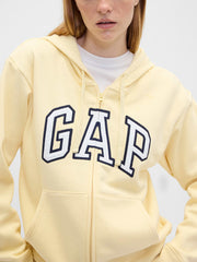 Relaxed Gap Logo Zip Hoodie