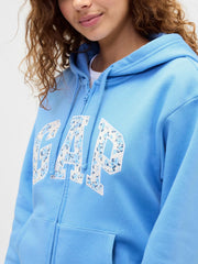 Relaxed Gap Logo Zip Hoodie
